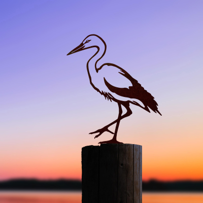 Metalbird Cigogne Blanche