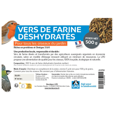 Vers de farine LPO 500g