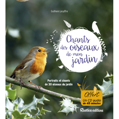 Chants des oiseaux de mon jardin, livre + CD