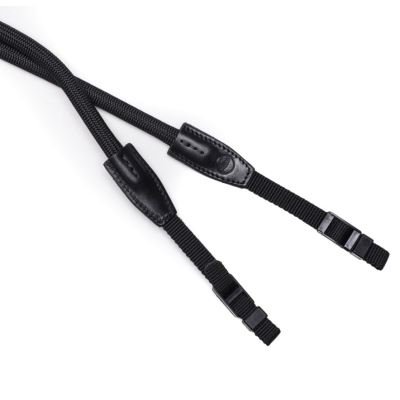 Courroie Leica en corde d'escalade noire 126 cm