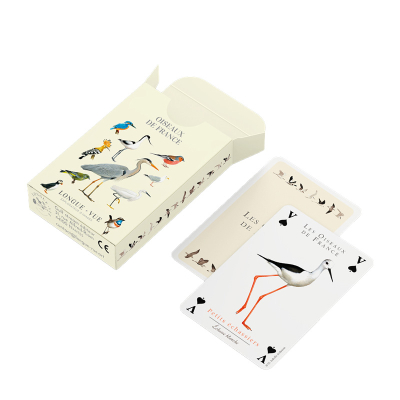 Jeu de 54 cartes Oiseaux de France