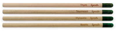 Crayon de bois LPO à planter thym