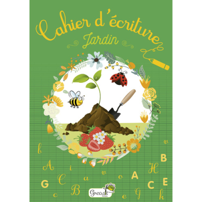Cahier d'écriture Jardin