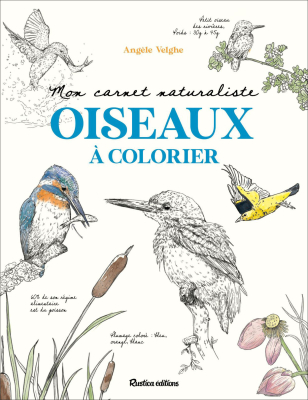 Mon carnet naturaliste à colorier - Oiseaux