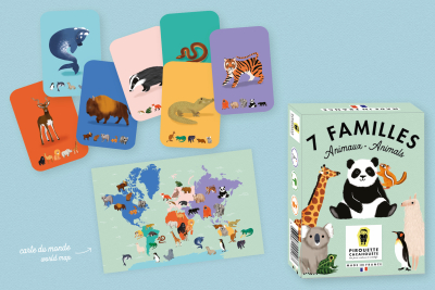 Jeu de 7 familles Animaux du monde