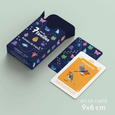 Jeu de 7 familles Animaux de France