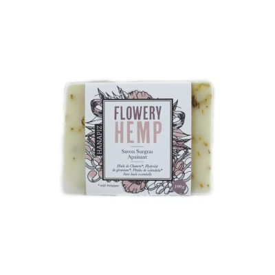 Savon surgras au chanvre 'Flowery Hemp'