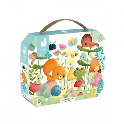 Puzzle 20 pièces - Les compagnons du jardin