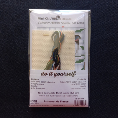 Kit broderie Hirondelles