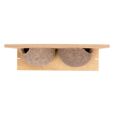 Nid double pour hirondelles de fenêtre