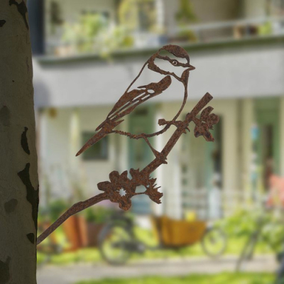 Mésange bleue en métal Metalbird