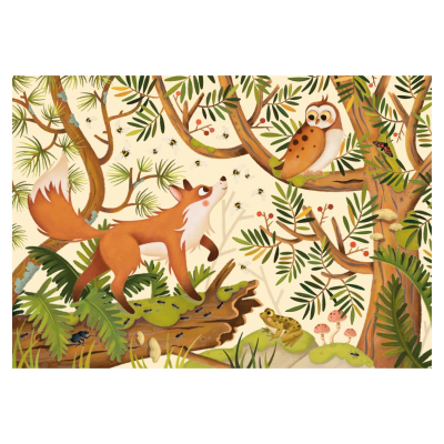 Puzzle 54 pièces - Les amis de la forêt