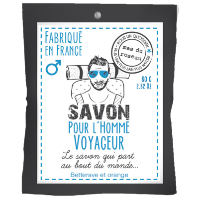 Savon pour l'homme voyageur - 80g