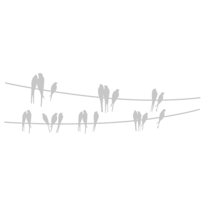 Sticker LPO anticollisions Hirondelles sur un fil