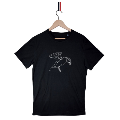 Tee-shirt LPO noir Macareux L