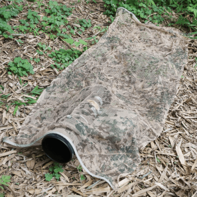 Écharpe filet Camo beige