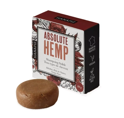 Shampoing solide au chanvre 'Absolute Hemp'
