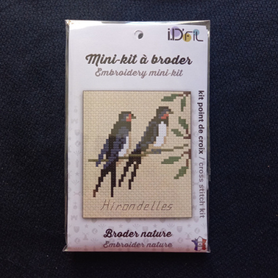 Kit broderie Hirondelles