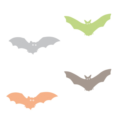Anticollisions électrostatiques Chauves-souris, lot de 4