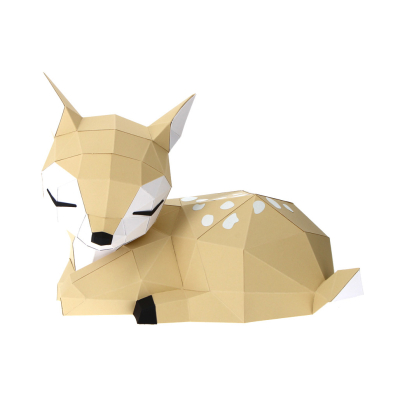 Origami Faon 3D en papier, DIY