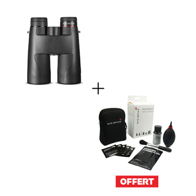 Jumelles Kite Lynx HD+ 10x50 + Kit de nettoyage Kite offert