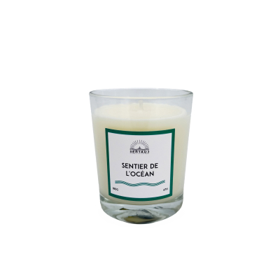 Bougie artisanale - Sentier de l'océan (180g)