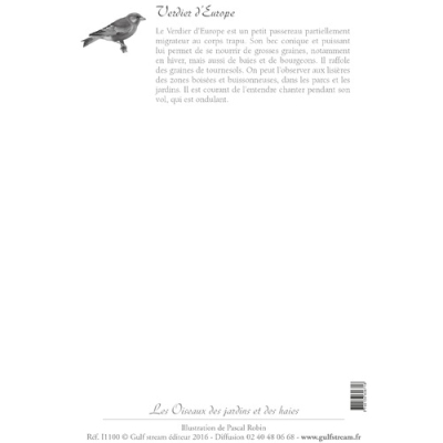 Carte Postale simple 10 x 15 cm Verdier d'Europe