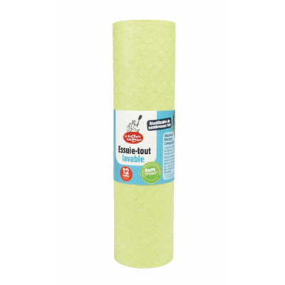 Essuie-tout lavable zéro déchet, 12 feuilles