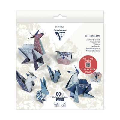 Kit Origami, Animaux de la forêt