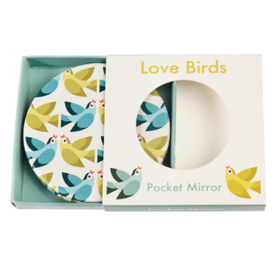 Miroir de poche Love Birds
