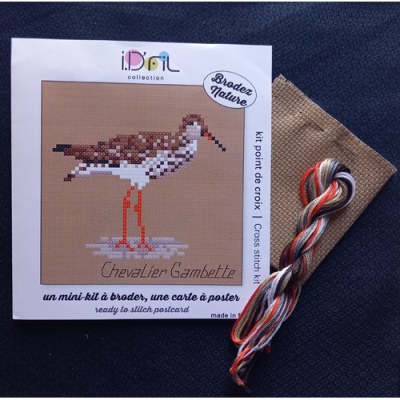 Kit broderie Chevalier Gambette