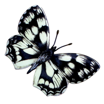 Sculpture métal Demi Deuil avec aimant