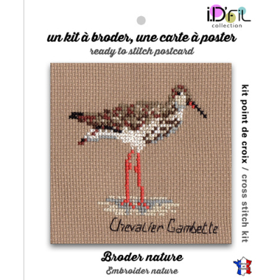 Kit broderie Chevalier Gambette