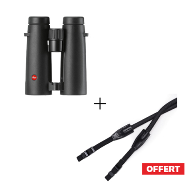 Jumelles Leica Noctivid 10x42 noires + Courroie corde escalade 126 cm