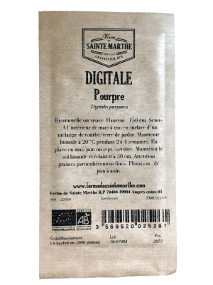 Graines Bio Digitale pourpre