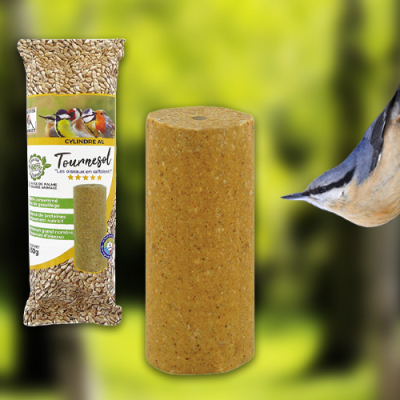 Cylindre géant au tournesol