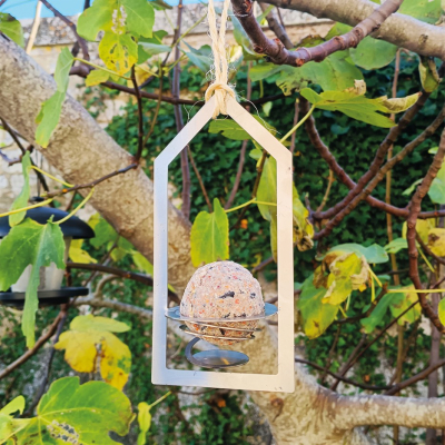 Carte pop-up Mangeoire Oiseaux LPO