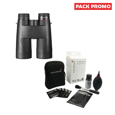 Jumelles Kite Lynx HD+ 10x50 + Kit de nettoyage
