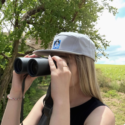 Casquette LPO Coton recyclé gris clair