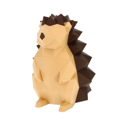 Origami Hérisson 3D en papier, DIY