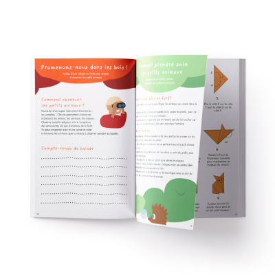 Carnet "Les secrets des petits animaux de la forêt"