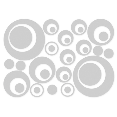 Stickers LPO anticollisions Billes & Bulles - 2 planches