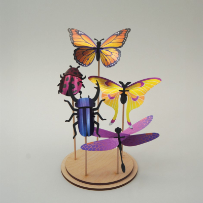 Insectes 3D en papier, DIY