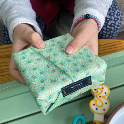 Feuille cadeau réutilisable - S