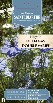 Graines Bio Nigelle de Damas