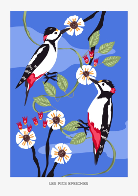 Carte postale A6 Pics Épeiches