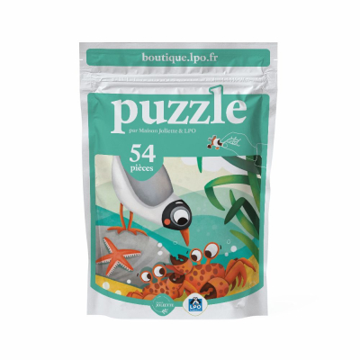 Puzzle 54 pièces - La mouette curieuse