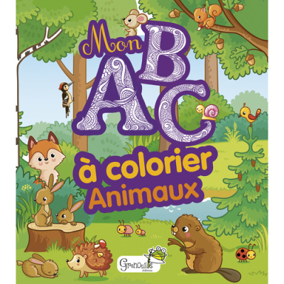 Mon ABC à colorier, Animaux