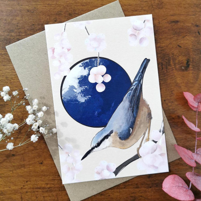 Carte postale Sittelle torchepot