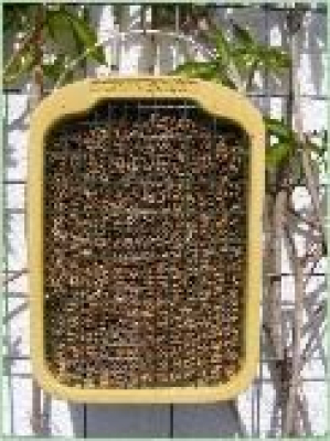 Ruche à insectes Schwegler en terre et roseau encastrable